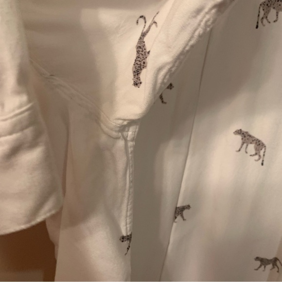Rails Charcoal Wild Cats Rayon Button Up Long Sleeve Shirt S - Picture 8 of 10